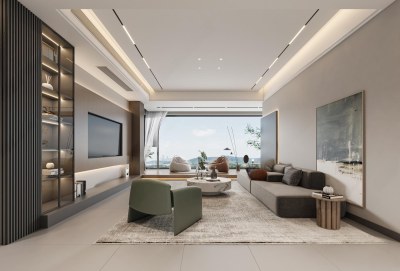 现代客餐厅3D模型下载